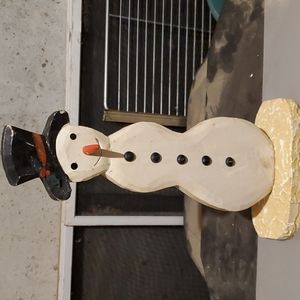 Wood snowman ⛄
